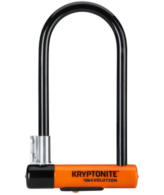 Kryptonite 2130 Antirrobo para bicicletas Negro, Naranja Cerradura en U