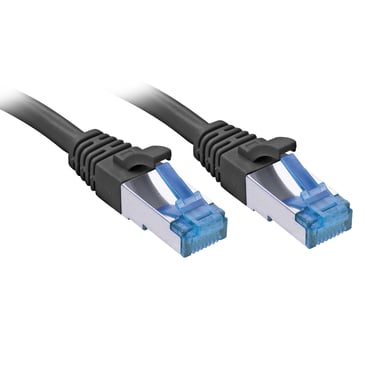 Lindy 47418 câble de réseau Noir 10 m Cat6a S/FTP (S-STP)