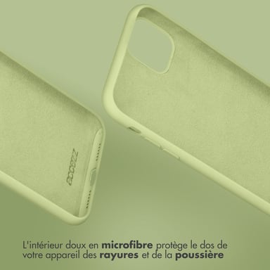 Accezz Coque Liquid Silicone pour Samsung Galaxy S20 Ultra - Vert