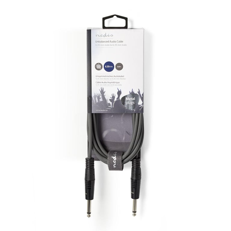 Nedis Câble Audio Stéréo 2xJack 6.5 mm mâles vers Jack 3.5 mm mâle 5m - vue 3