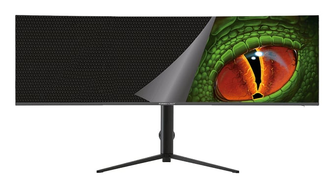 KeepOut XGM49UW5K pantalla para PC 124,5 cm (49'') 5120 x 1440 Pixeles SDQHD Negro