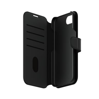 PanzerGlass CARE by ® Feature Case Tango Two-in-One Wallet w. Qi-Compatible iPhone 16e funda para teléfono móvil Negro