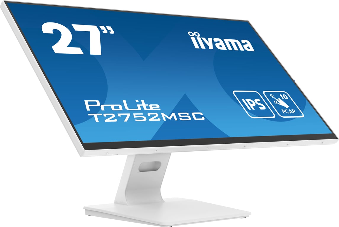 iiyama ProLite T2752MSC-W1 écran plat de PC 68,6 cm (27 ) 1920 x 1080 pixels Full HD LED Écran tactile Blanc - Neuf