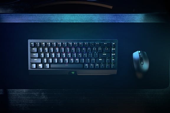 Razer BlackWidow V3 Mini clavier Gaming USB + Bluetooth Français Noir