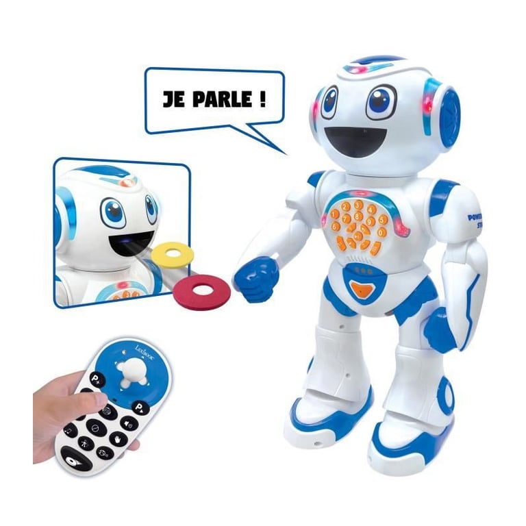 POWERMAN STAR - Robot Interactif pour Jouer et Apprendre avec contrôle gestuel et télécommande - LEXIBOOK - Neuf