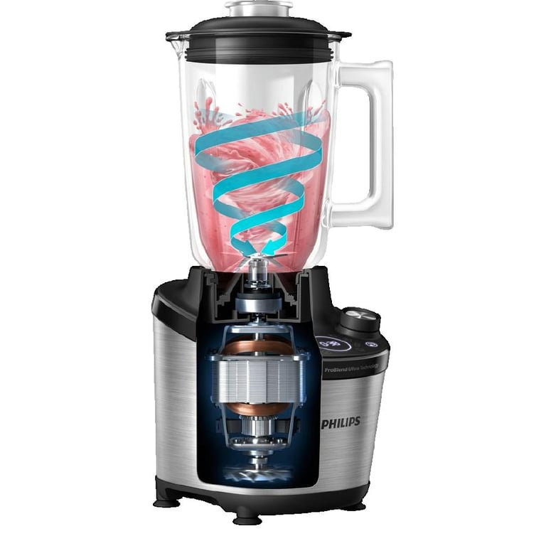 Blender Philips HR3760/10 2L Noir - Neuf