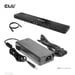 CLUB3D CSV-1566 base para portátil y replicador de puertos Acoplamiento USB 3.2 Gen 1 (3.1 Gen 1) Type-C Negro