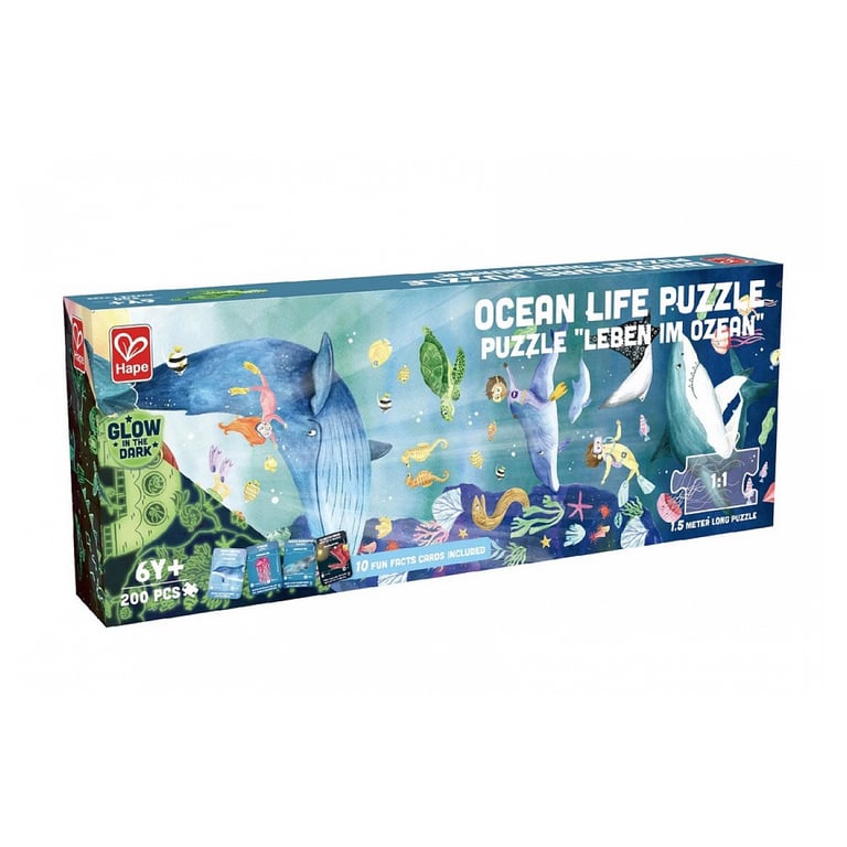 Puzzle 200 pièces Hape Vie Aquatique - vue 3