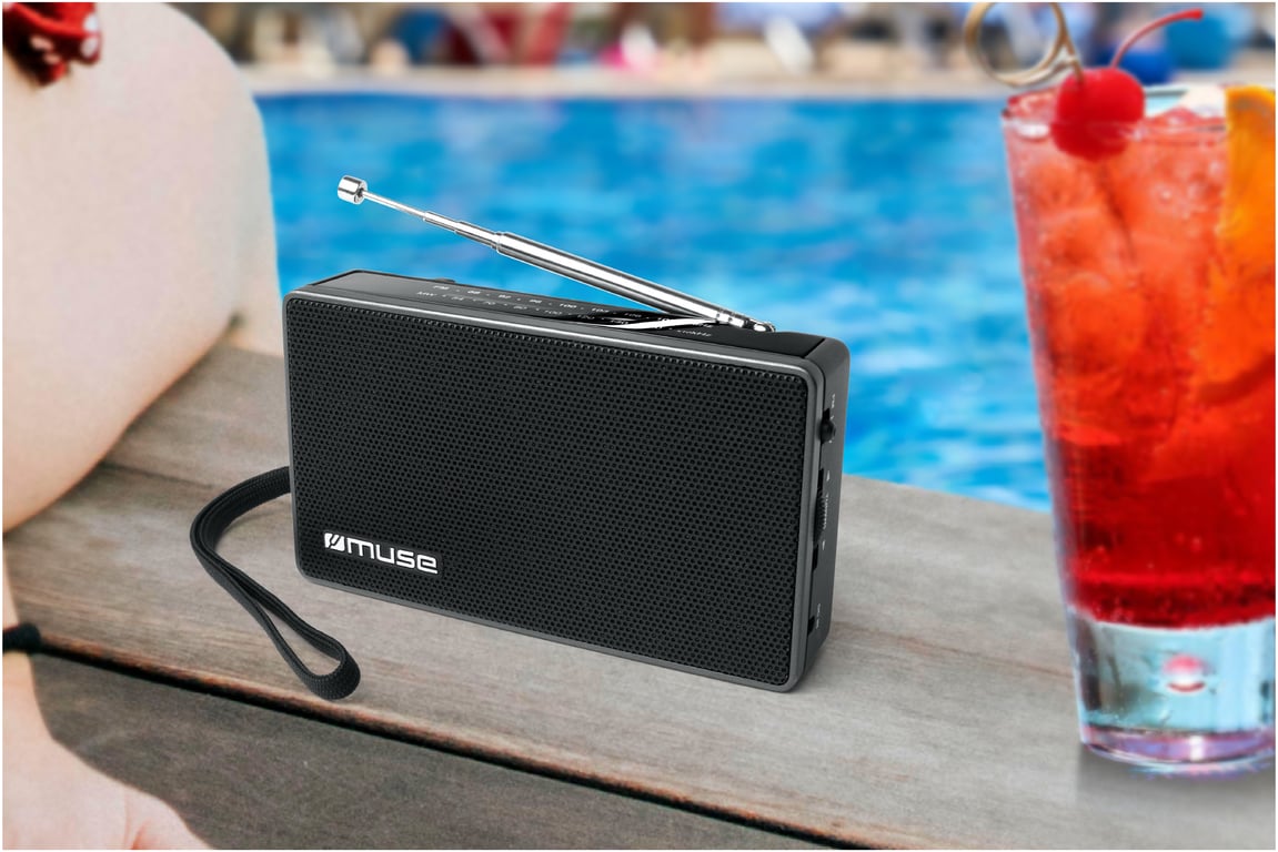 Radio Portable Muse M-030 R – Analogique FM/MW Commande de Volume Rotatif - vue 3
