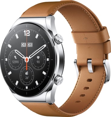 Xiaomi Watch S1 3,63 cm (1.43'') AMOLED 46 mm Numérique 466 x 466 pixels Écran tactile Argent Wifi GPS (satellite)