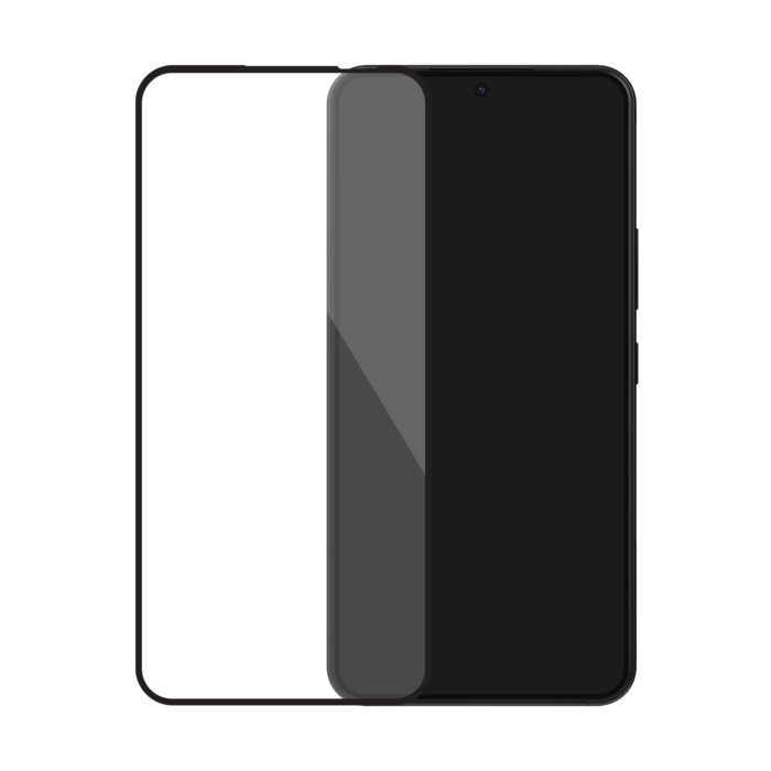 Pellicola protettiva in vetro temperato (100% di copertura della superficie) per Samsung Galaxy A54 5G 2023, Nero