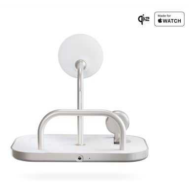 OtterBox Zens 4-in-1 Wireless Charger, Blanco