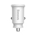 Baseus 6953156276529 caricatore per dispositivi mobili Smartphone Bianco Accendisigari Outdoor