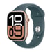 Bracelet Sport pour Apple Watch Series 1 - 9 / SE (38/40/41 mm) | Series 10 / 11 (42 mm) - Taille S/M - Lake Green