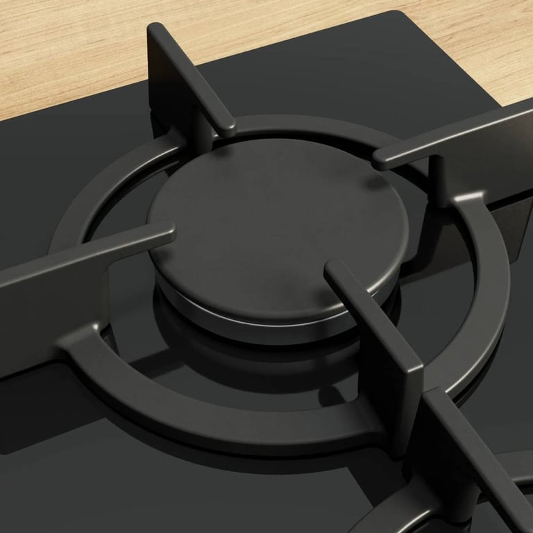 Plaque de cuisson Bosch Serie 6 PPP6A6I10 Gaz Verre 60 cm 4 foyers - vue 4