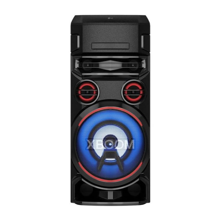 LG XBOOM ON7 - Enceinte bluetooth 1000 watts - Lecteur CD - Boomer 8''-  Lumieres multicolores - Fonctions DJ & Karaoké - LG