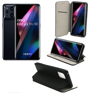 OPPO Find X3 Pro 5G Etui / Housse pochette protection noir