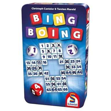 Bing Boing - Jeu de Voyage en Boîte Métallique Amusant et Rapide