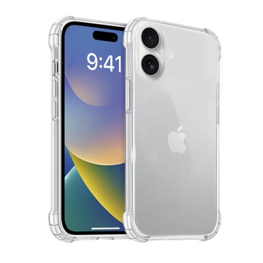 Custodia per iPhone 17 - Custodia rinforzata/resistente - a prova di caduta da 2 metri - protezione trasparente