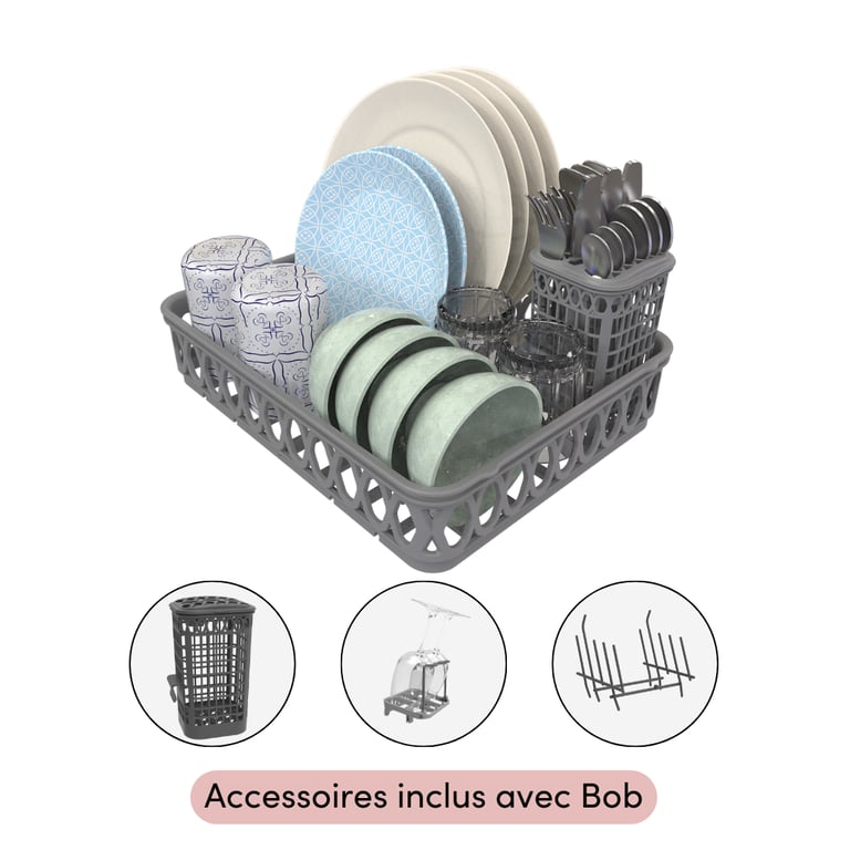 Bob lave vaisselle éco compact | Made in France | Edition Neuf - vue 3