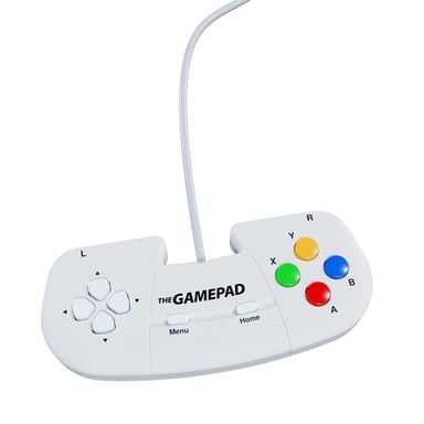 Retro Games The Gamepad Blanco USB 2.0 Digital MAC, PC, ZX Spectrum