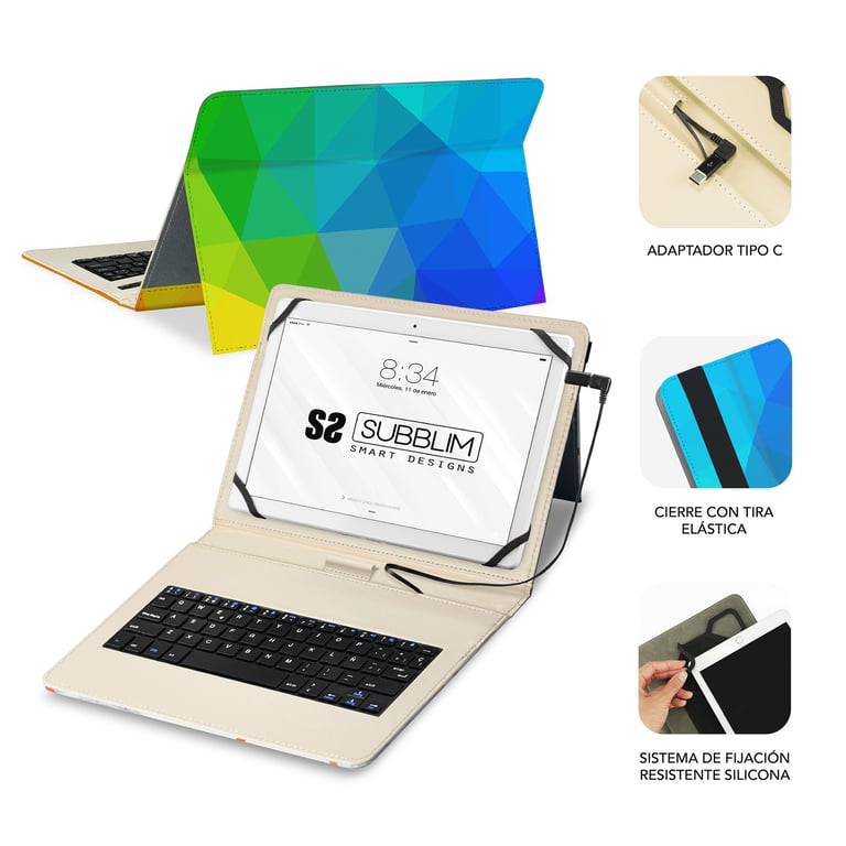 Subblim Keytab USB Sans fil - vue 3