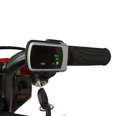 Triciclo Drift Infantil 3 Ruedas Pantalla LCD, Batería de Litio 36V, Velocidad 25 km/h, Autonomía 20 km, Blanco