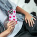 Selencia Coque arrière Vivid pour Samsung Galaxy S23 - Stars Rubine Red Light Pink