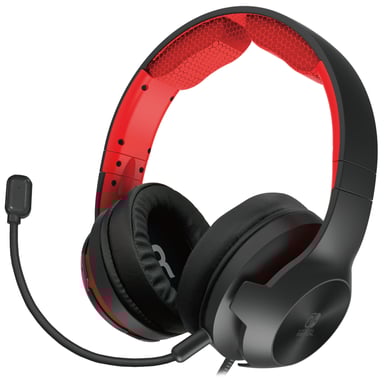 Hori NSW-200U écouteur/casque Avec fil À la main Jouer Noir, Rouge