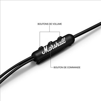 Mode - Ecouteurs filaires Marshall USB-C, Noir - Neuf