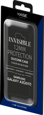 Custodia sottile invisibile per Samsung Galaxy A3 (2017) 1,2 mm, trasparente