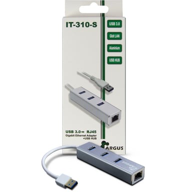 Inter-Tech Argus IT-310-S USB 3.2 Gen 1 (3.1 Gen 1) Type-A Gris