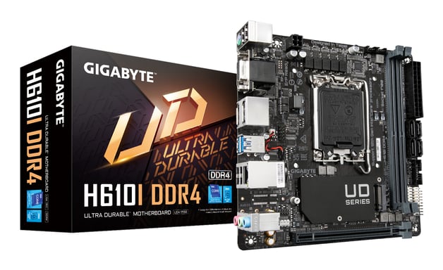 Gigabyte Giga H610i Ddr4 S1700ddr4mitx - Compatible Intel, 64 Go de RAM, USB 3.2 Gen 1, Connectivité sans fil, SSD Nvme - Performances sans compromis ! - vue 1