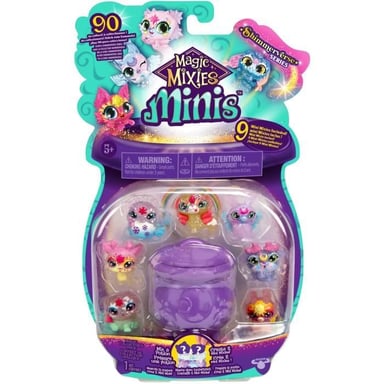 Pack 9 Figurines Minis - Mini créatures a collectionner, chaudrons et ingrédients inclus - Neuf