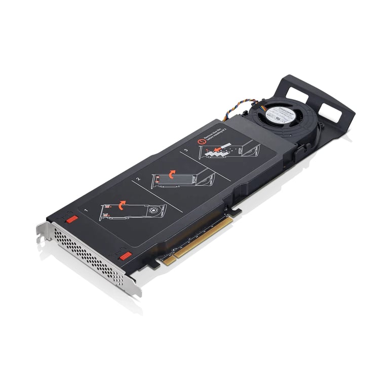 Lenovo ThinkStation Quad AIC .2 SSD carte et adaptateur d'interfaces Interne PCIe Neuf
