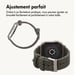 imoshion Bracelet en velours côtelé pour Apple Watch | 38/40/41/42 mm - Vert