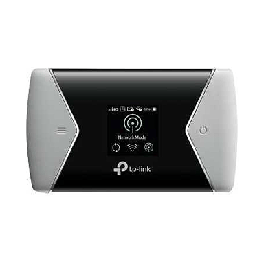 Router móvil TP-LINK M7450 4G LTE pantalla LCD color Compacto negro brillante/plata mate
