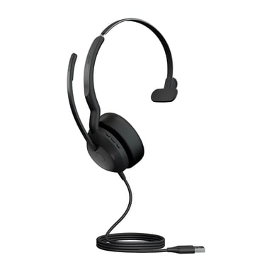 Jabra Evolve2 50 Auriculares Alámbrico Diadema Oficina/Centro de llamadas USB tipo A Negro