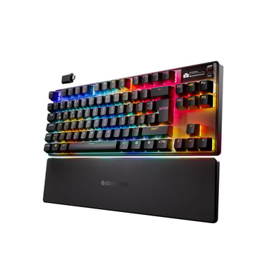 SteelSeries Apex Pro TKL Gen 3 Wireless Gaming-Tastatur, TKL-Tastatur (80 %), OLED-Display, OmniPoint 3.0 Switches, RGB - ISO (DE)
