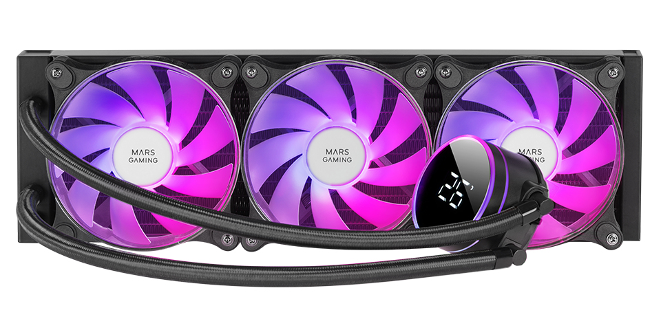 Mars Gaming ML LCD360 Processeur Refroidisseur de liquide tout en un 12 cm 1 pièce Neuf