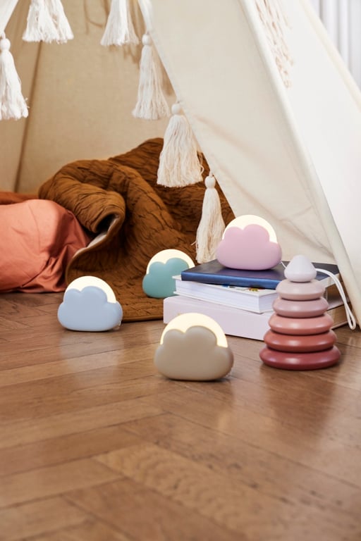 KREAFUNK Kids Cloudy Veilleuse Enfant – Lampe LED portable avec lumière apaisante rechargeable USB C idéale pour le sommeil Neuf - vue 2