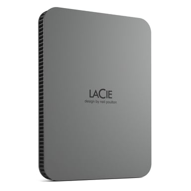 LaCie Mobile Drive Secure disque dur externe 2 To USB Type-C 3.2 Gen 1 (3.1 Gen 1) Gris