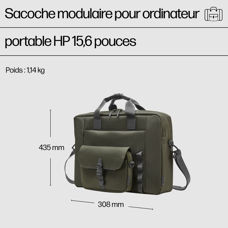 HP Sacoche modulaire pour ordinateur portable 15 6 pouces Neuf - vue 2