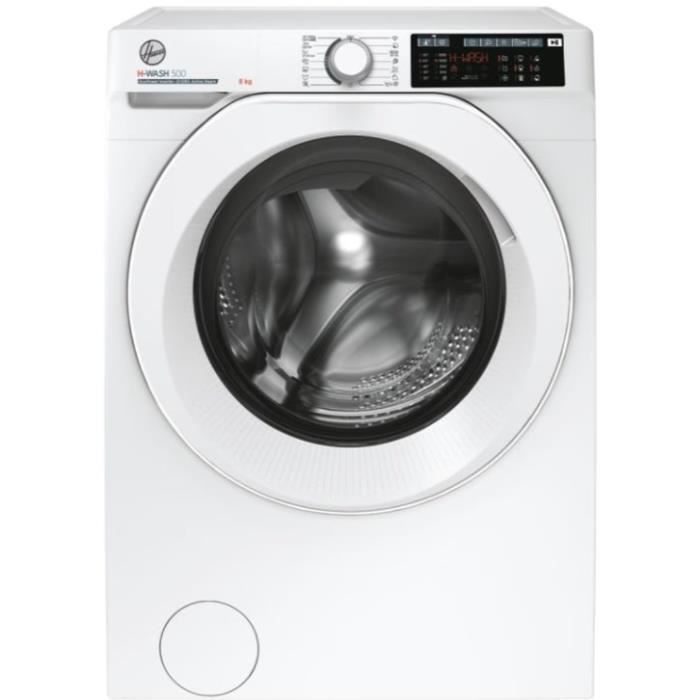 Lave linge hublot HOOVER H WASH 500 HW 28AM1 8 kg Induction 1200 trsmin Classe A Connecté Vapeur - vue 2