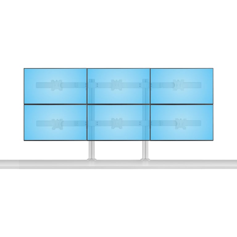 StarTech.com Support de bureau pour 6 écrans LCD jusqu'à - vue 2