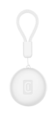 Cellularline Tracy Tag - Designed for iOS Localisateur d'objets compatible avec Android, idéal pour retrouver clés, sacs à dos et objets personnels via l'app Localiser d'Apple. Compact, précis et facile à configurer.