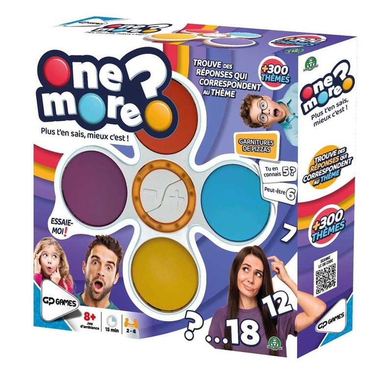 Jeu d’ambiance Giochi Preziosi One More Plus t’en sais mieux c’est ! - vue 2