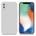 Coque pour Apple iPhone XS MAX en FLUID BLANC Housse de protection Étui en silicone TPU flexible