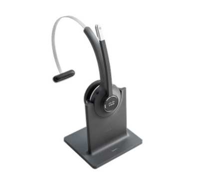 Cisco 561 Casque Sans fil Arceau Bureau/Centre d'appels USB Type-A Noir, Gris