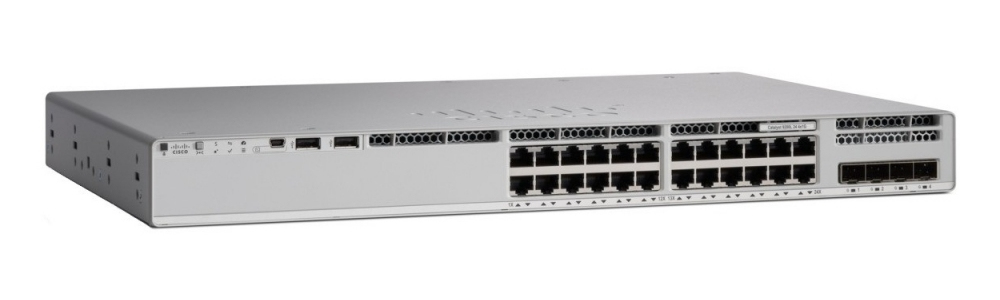 Cisco Catalyst C9200L Géré L3 Gigabit Ethernet (10/100/1000) Connexion Ethernet, supportant l'alimentation via ce port (PoE) Gris - Neuf